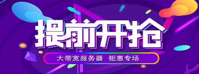 大宽带服务器，钜惠专场